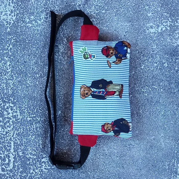 Reworked "Polo Bear" Ralph Lauren Benny Bag Fanny Pack - Picture 4 of 10
